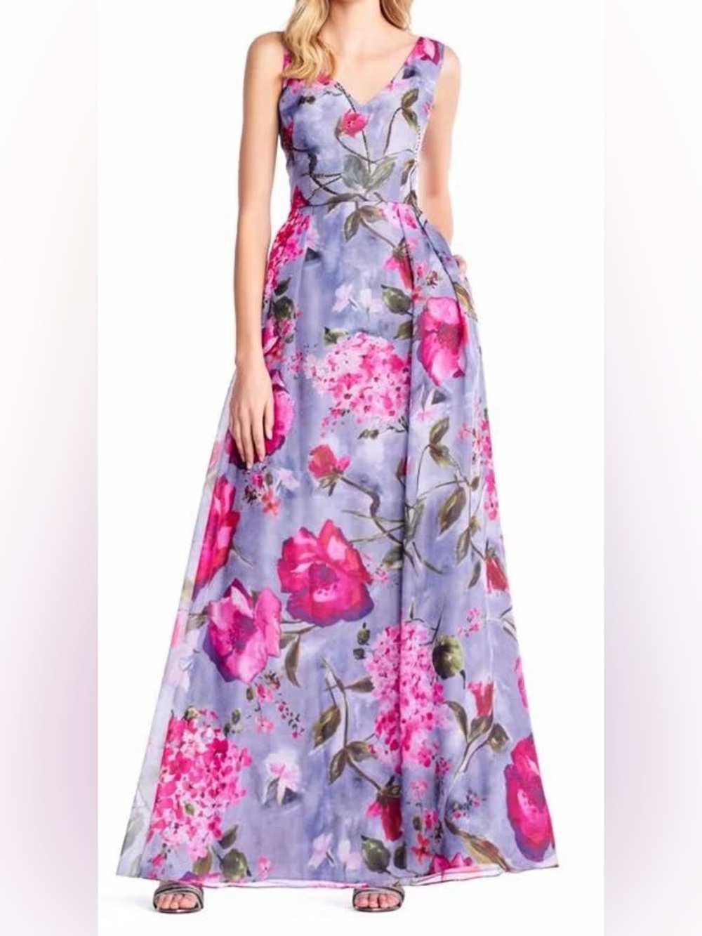 Adrianna Papell gown with pockets, size 6